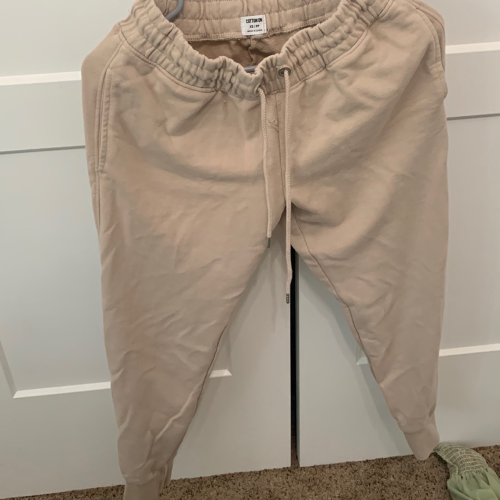 womens cotton on sweatpants size xs